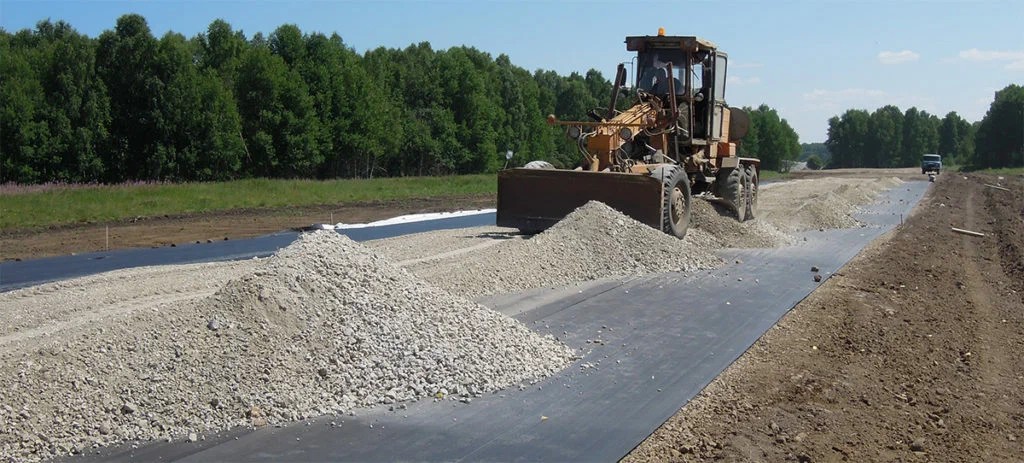 щебень в строительстве дорог,фото